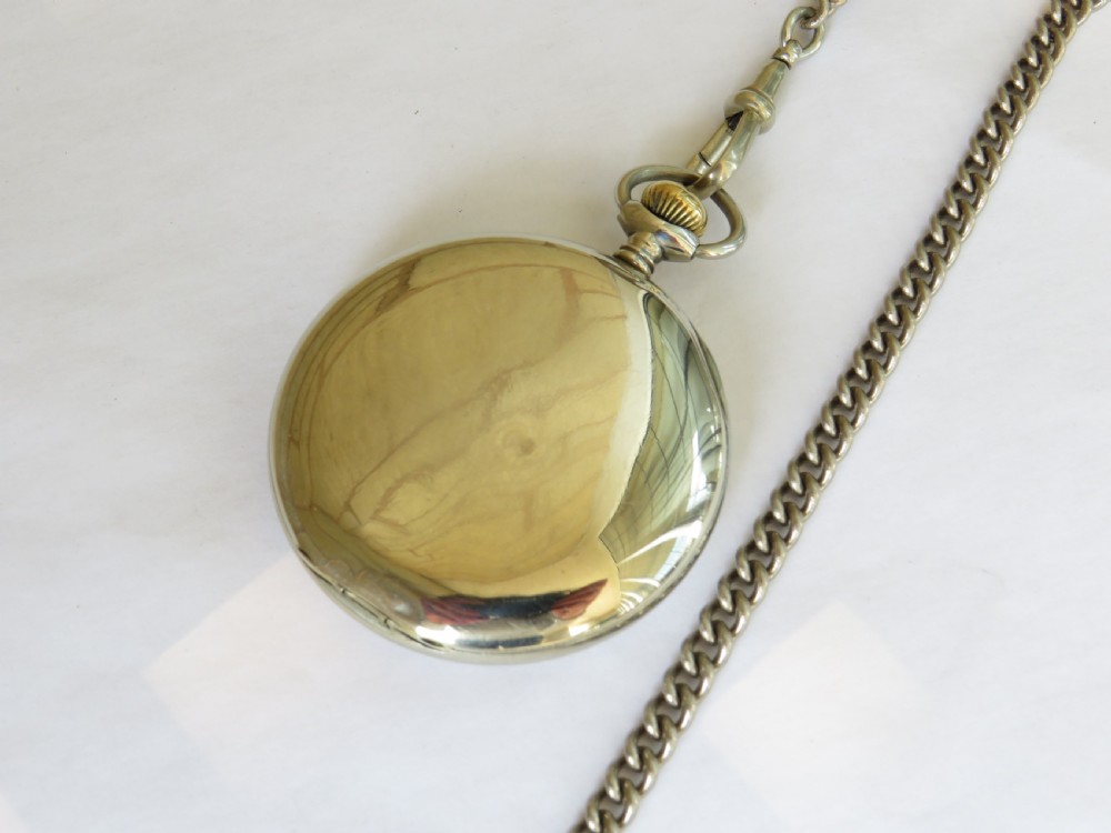 Antique York pocket watch and chain View V