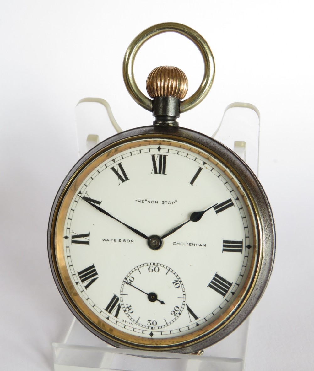 1930s Rands Minor ‘Non-Stop’ pocket watch, Cheltenham