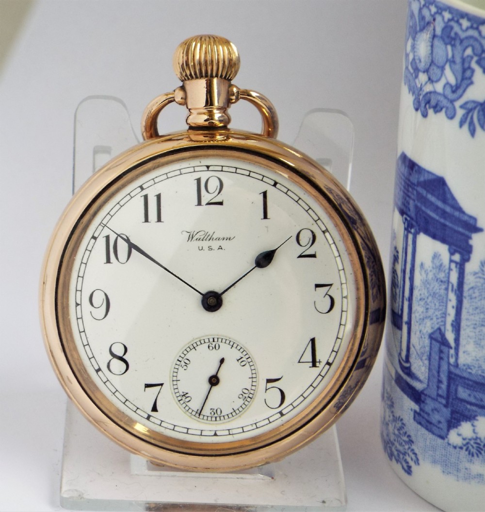 Antique Waltham pocket watch, 1917.