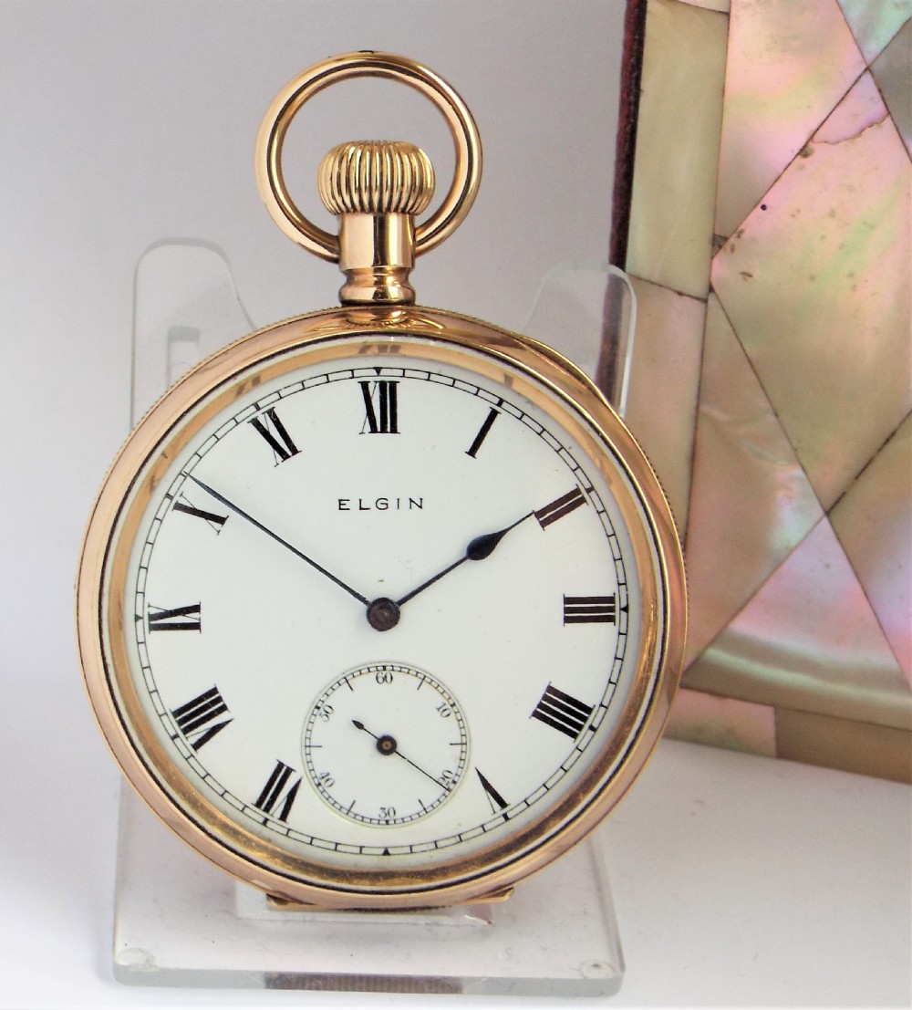 Antique Elgin pocket watch 1914