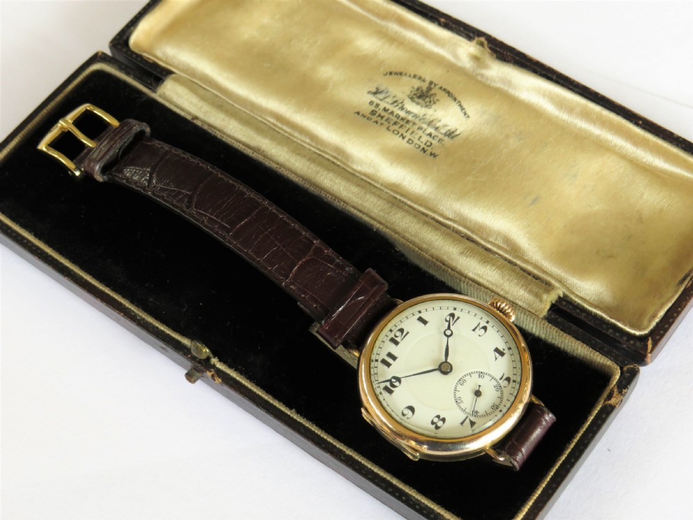 Gents 1923 Helvetia wrist watch, lovely condition View III