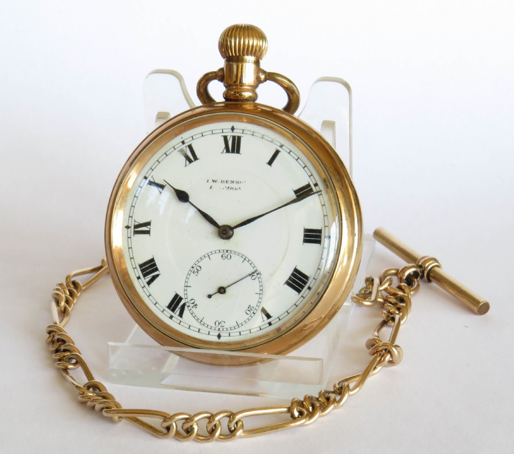 1930s Swiss Thommen pocket watch and chain