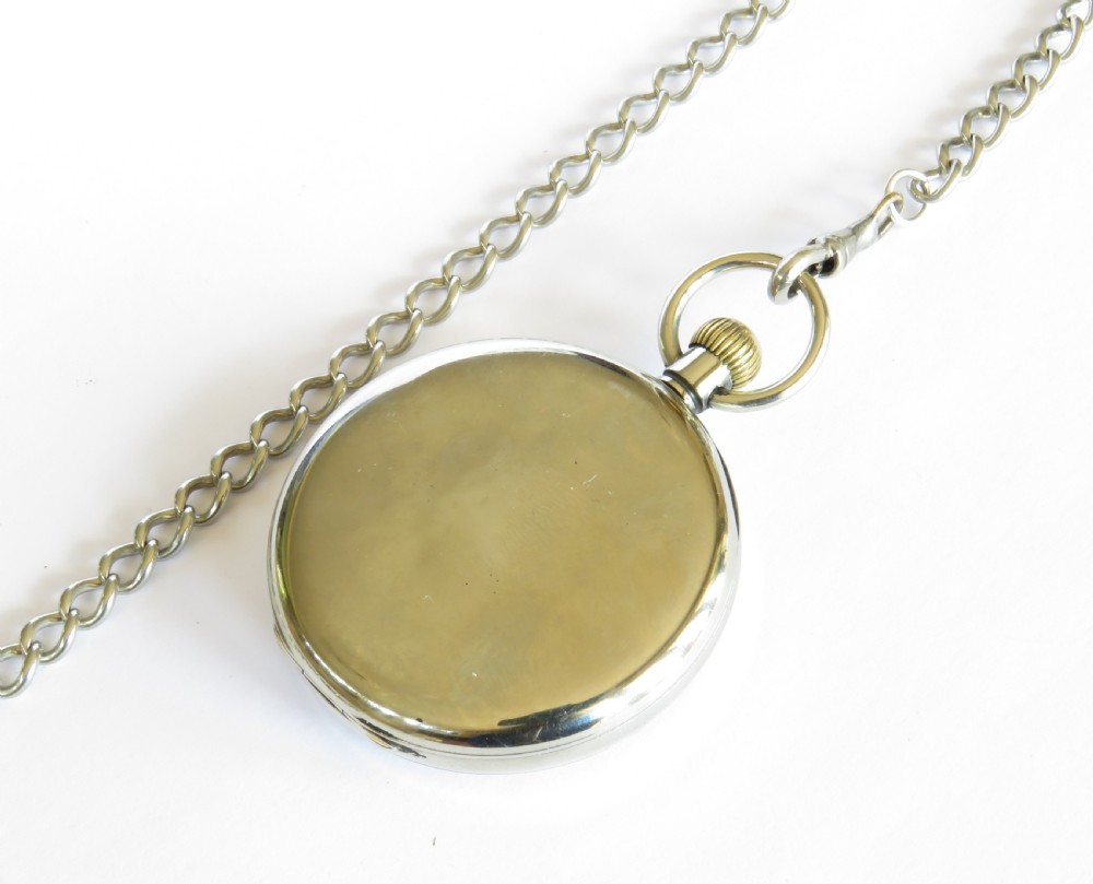 Antique Cyma pocket watch and chain View V