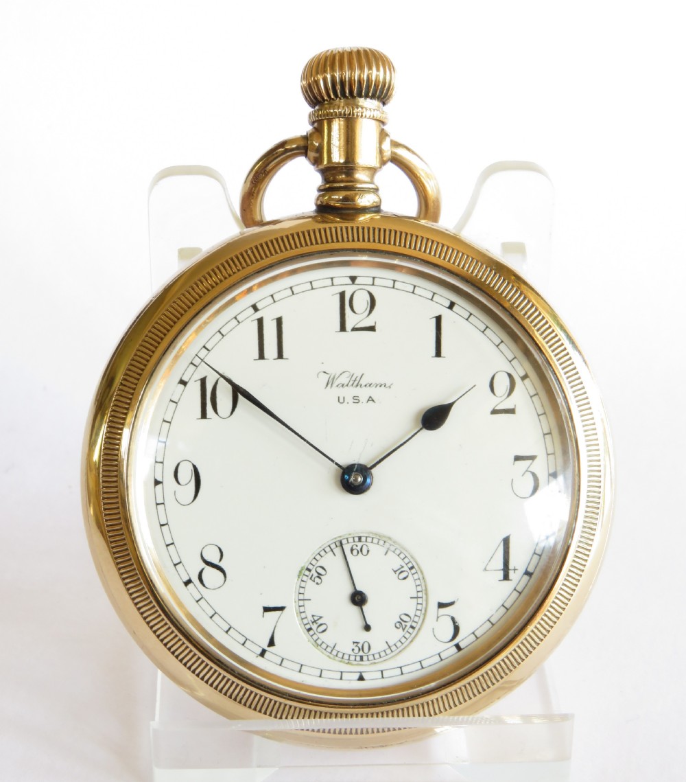 Antique Waltham pocket watch, 1919 View II