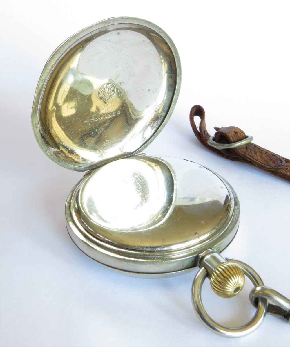 WW1 Omega pocket watch and albert View III