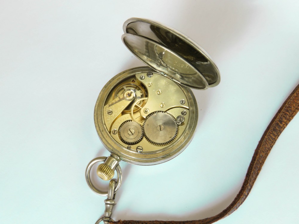 WW1 Omega pocket watch and albert View IV