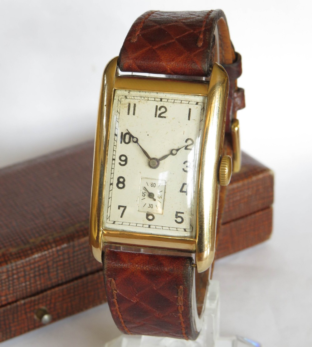 Gents 9ct gold Rotary wrist watch, 1930