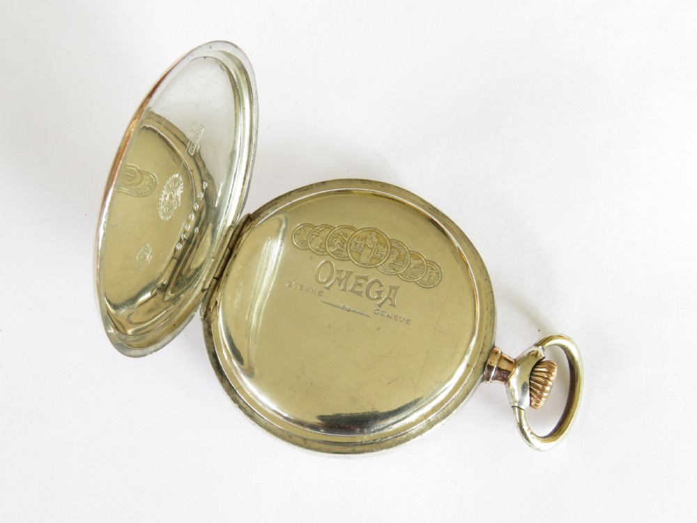 Antique Omega pocket watch, c1932 View IV