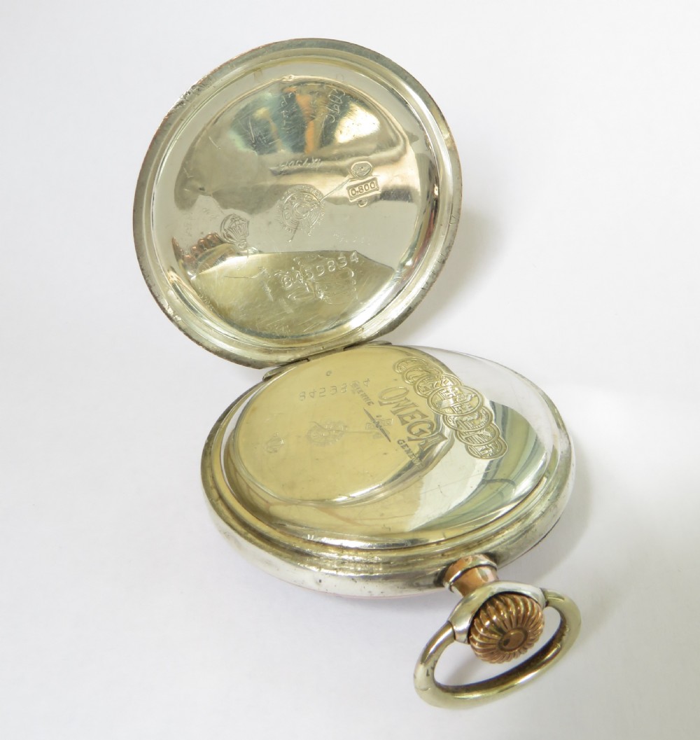Antique Omega pocket watch, c1932 View V