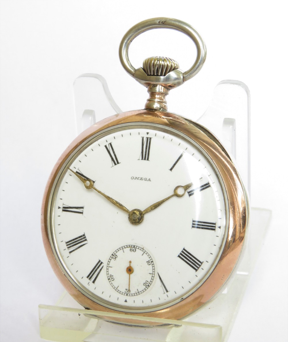Antique silver Omega pocket watch