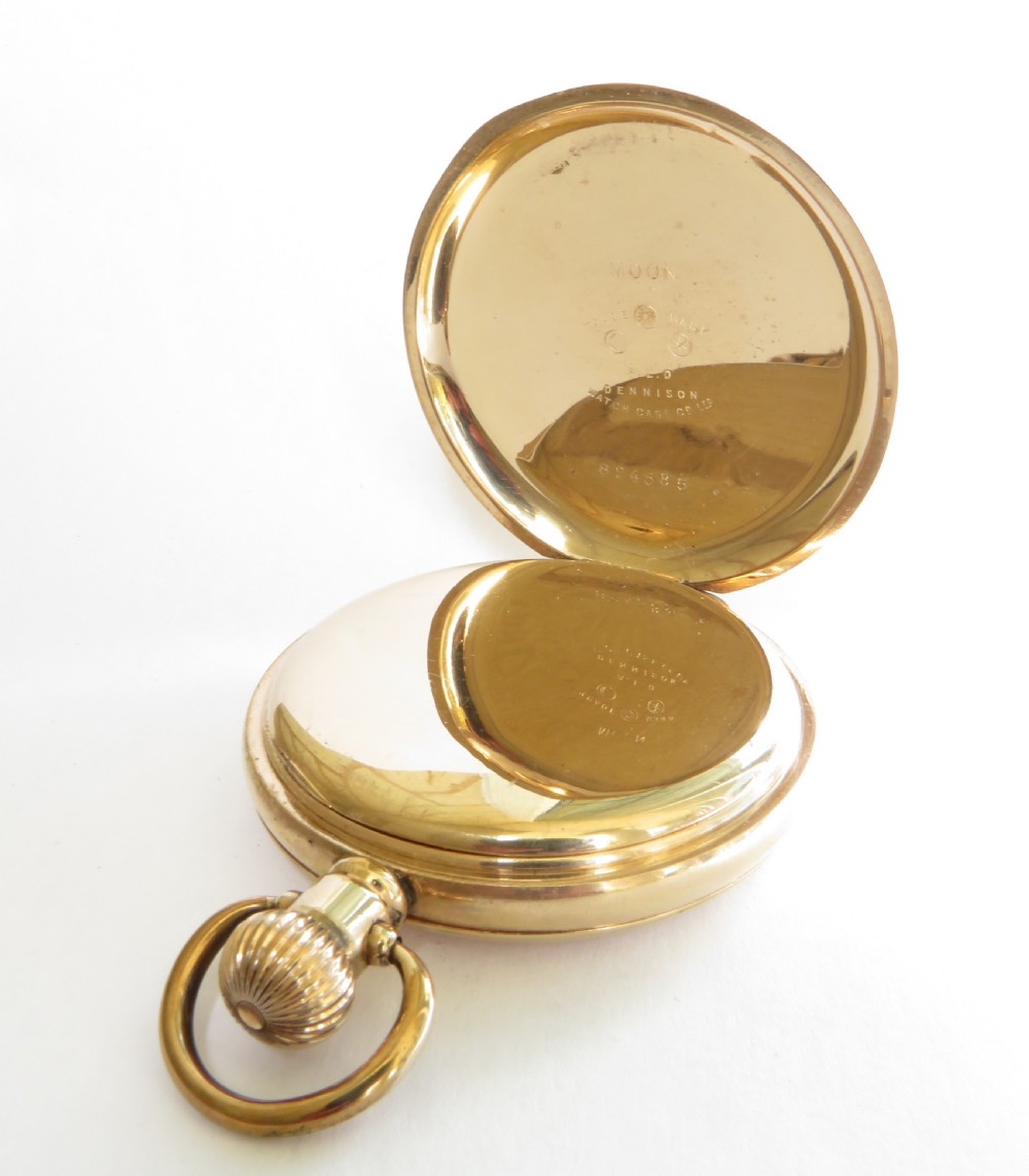 Waltham Bartlett full hunter pocket watch, 1918 View III
