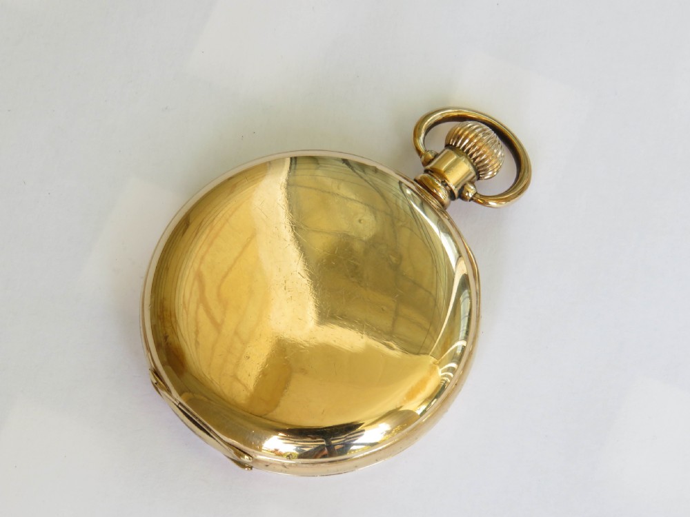 Waltham Bartlett full hunter pocket watch, 1918 View VI