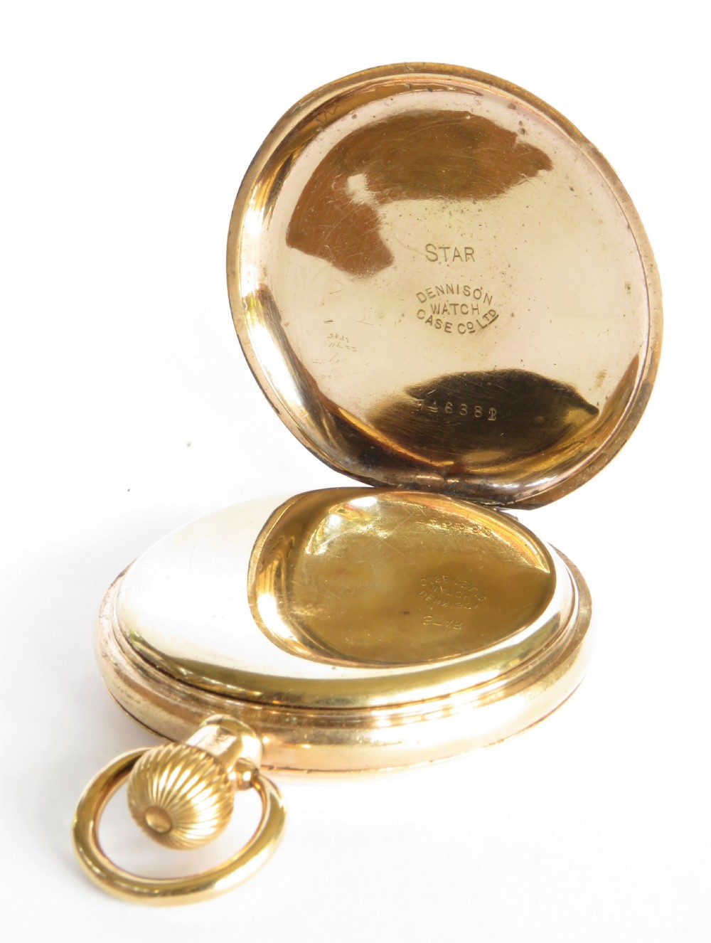 Antique Waltham full hunter pocket watch View III