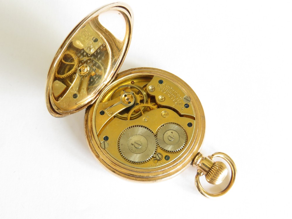 Antique Waltham full hunter pocket watch View IV
