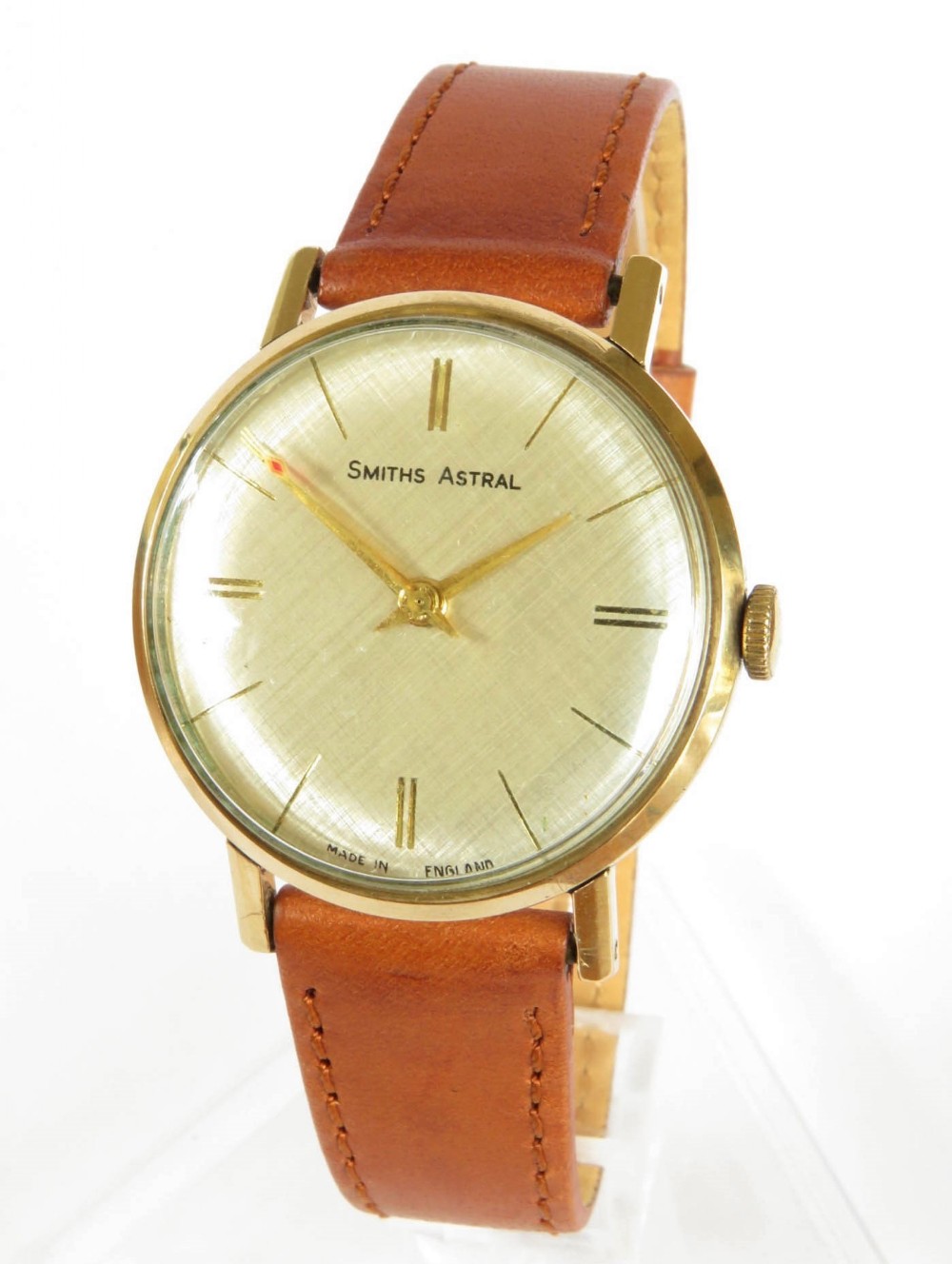 Gents 9ct Gold Smiths Astral Wrist Watch, 1956