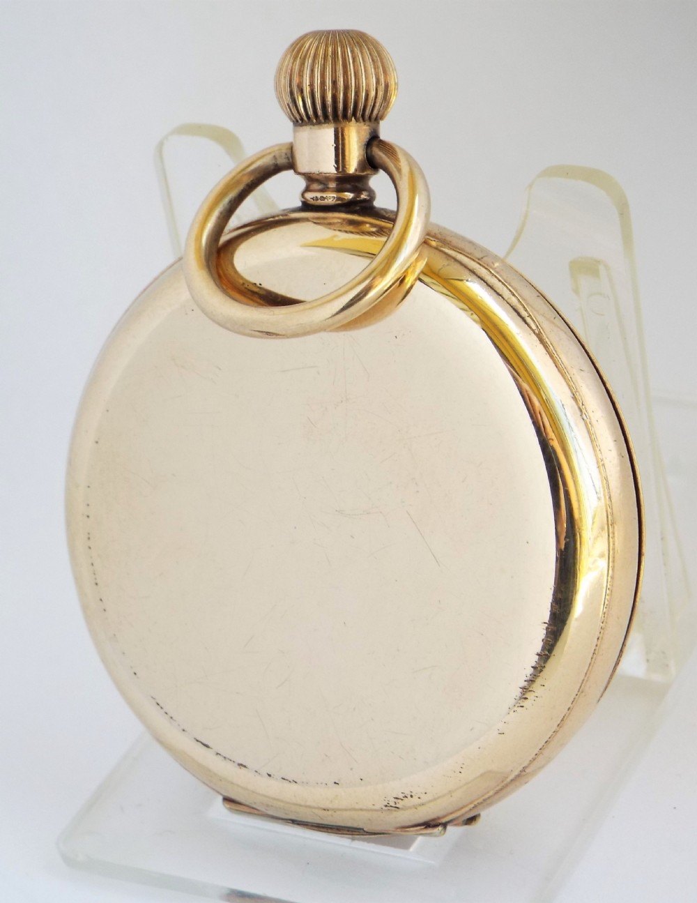 Waltham full hunter pocket watch, 1913. View III