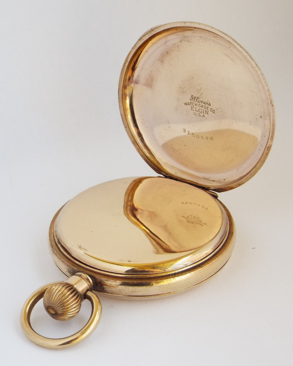 Waltham full hunter pocket watch, 1913. View IV