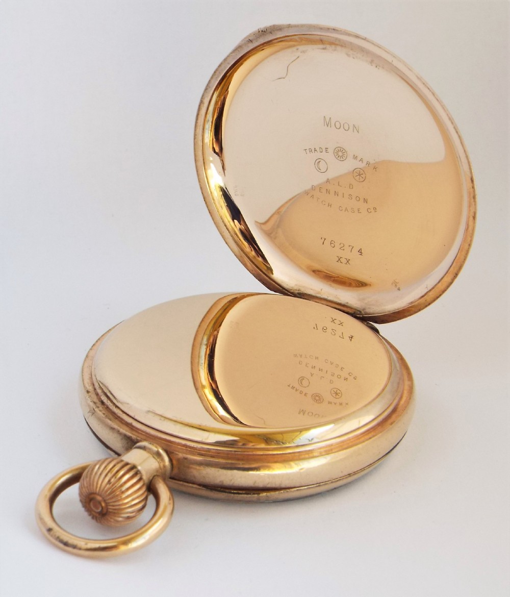 Antique  Waltham  Traveler pocket watch 1903. View III