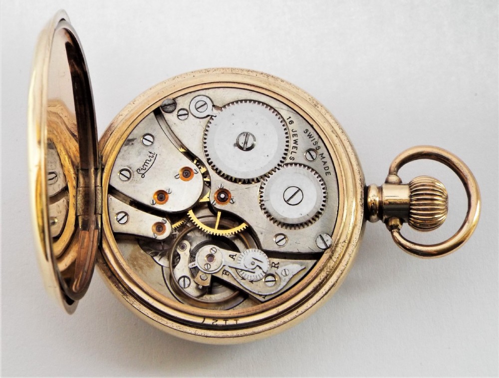 Antique 1920s Limit pocket watch. View V