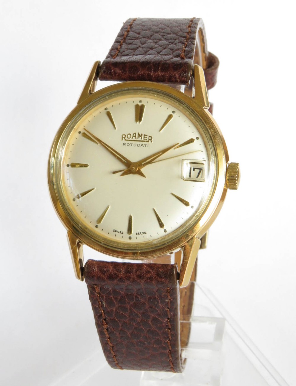 1950s Roamer Rotodate wrist watch