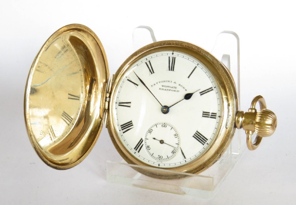 Antique Waltham Traveler full hunter pocket watch