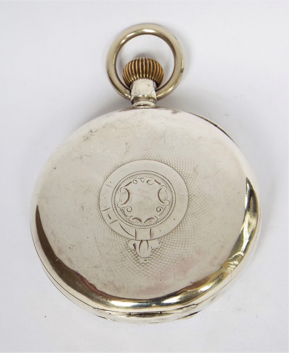 Antique Silver Omega Pocket Watch. View II