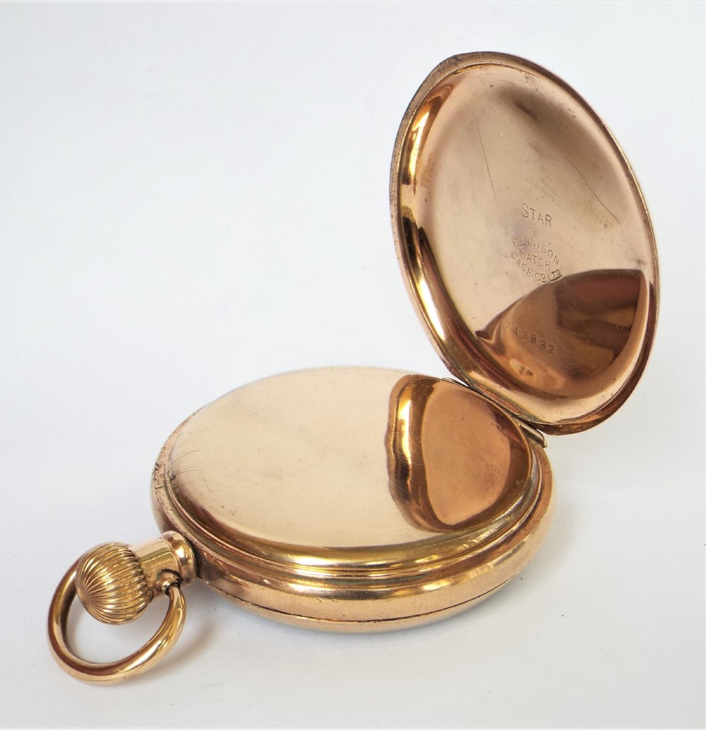 Antique 1918 Waltham Traveler pocket watch. View III