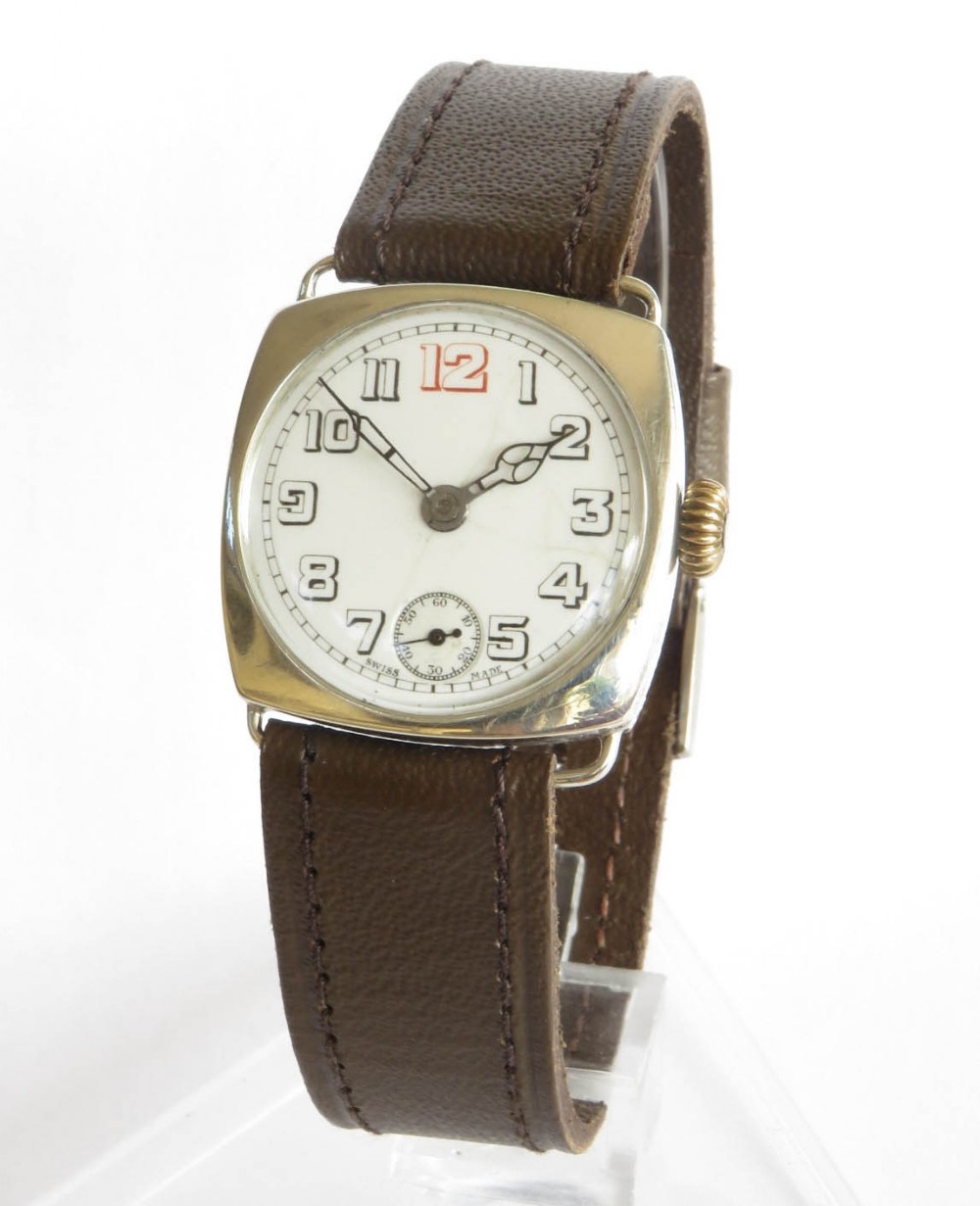 Antique silver Election wrist watch, 1924