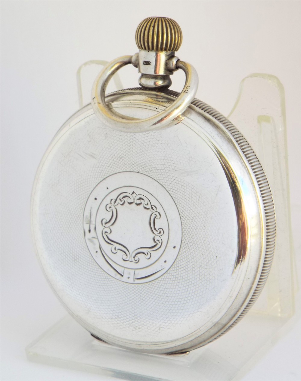 Antique silver Waltham pocket watch, 1928. View II