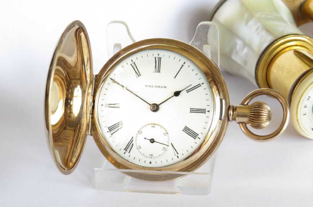Antique Waltham full hunter pocket watch 1901.