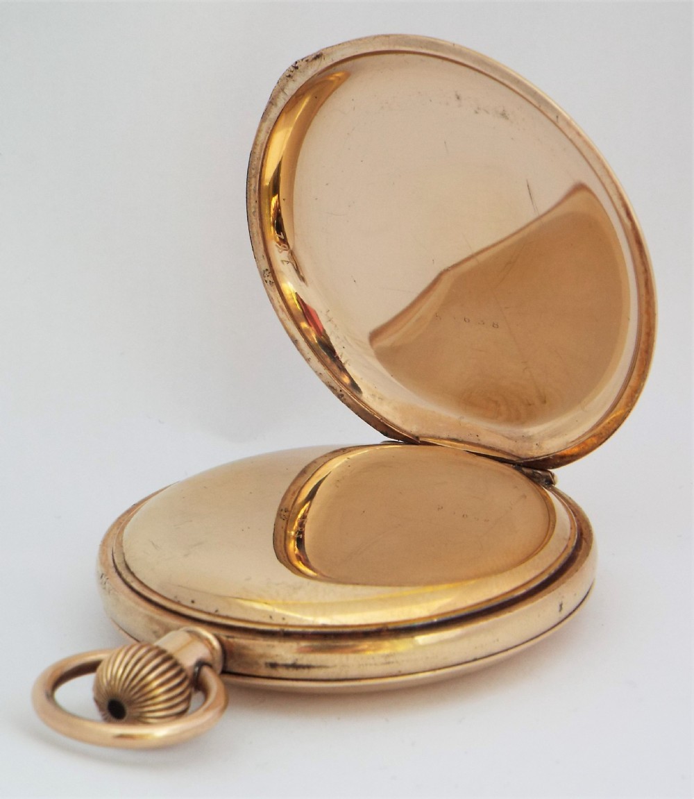 Antique Waltham full hunter pocket watch 1901. View IV