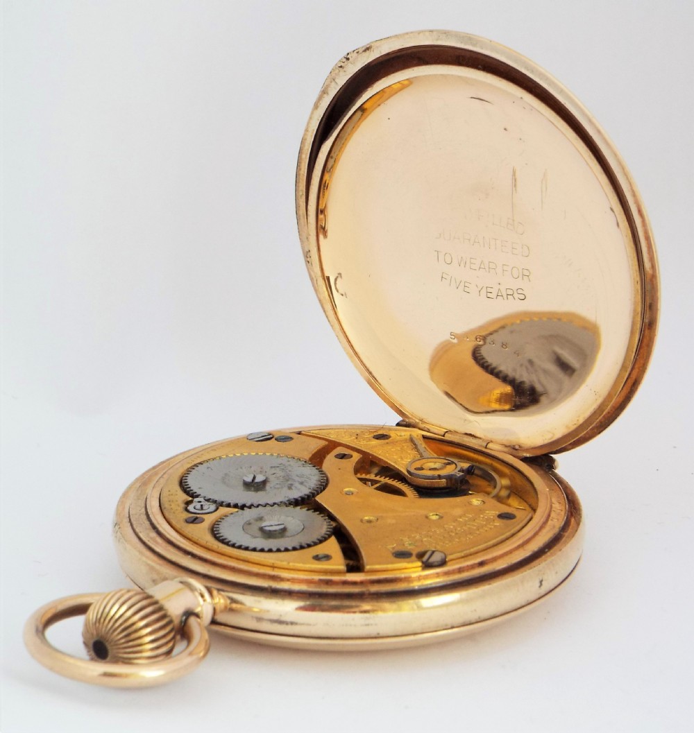 Antique Waltham full hunter pocket watch 1901. View V
