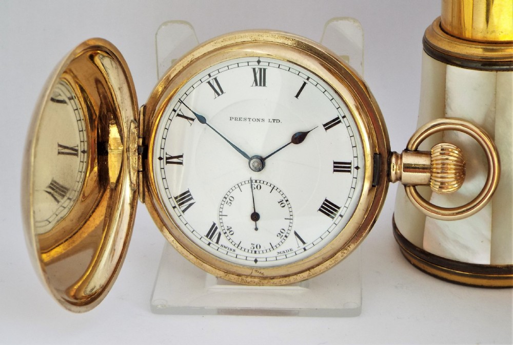 Antique Prestex Lever pocket watch by Prestons Ltd.