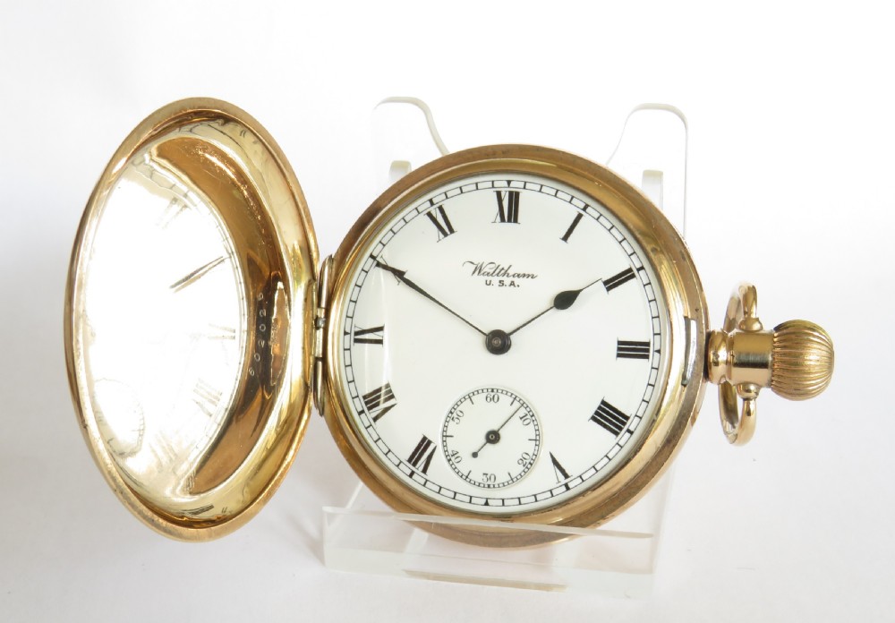 Antique Waltham P S Bartlett full hunter pocket watch