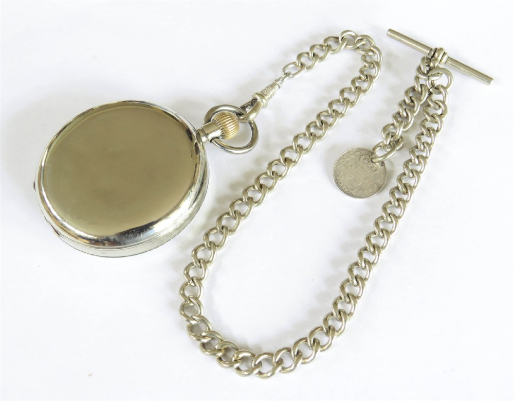 1920s Limit pocket watch and chain View V