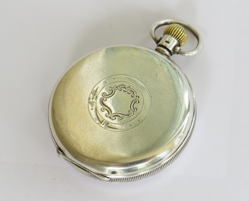 Swiss silver pocket watch, 1932 View IV
