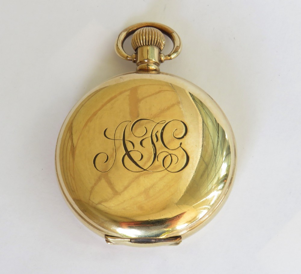 1932 Waltham full hunter pocket watch View V