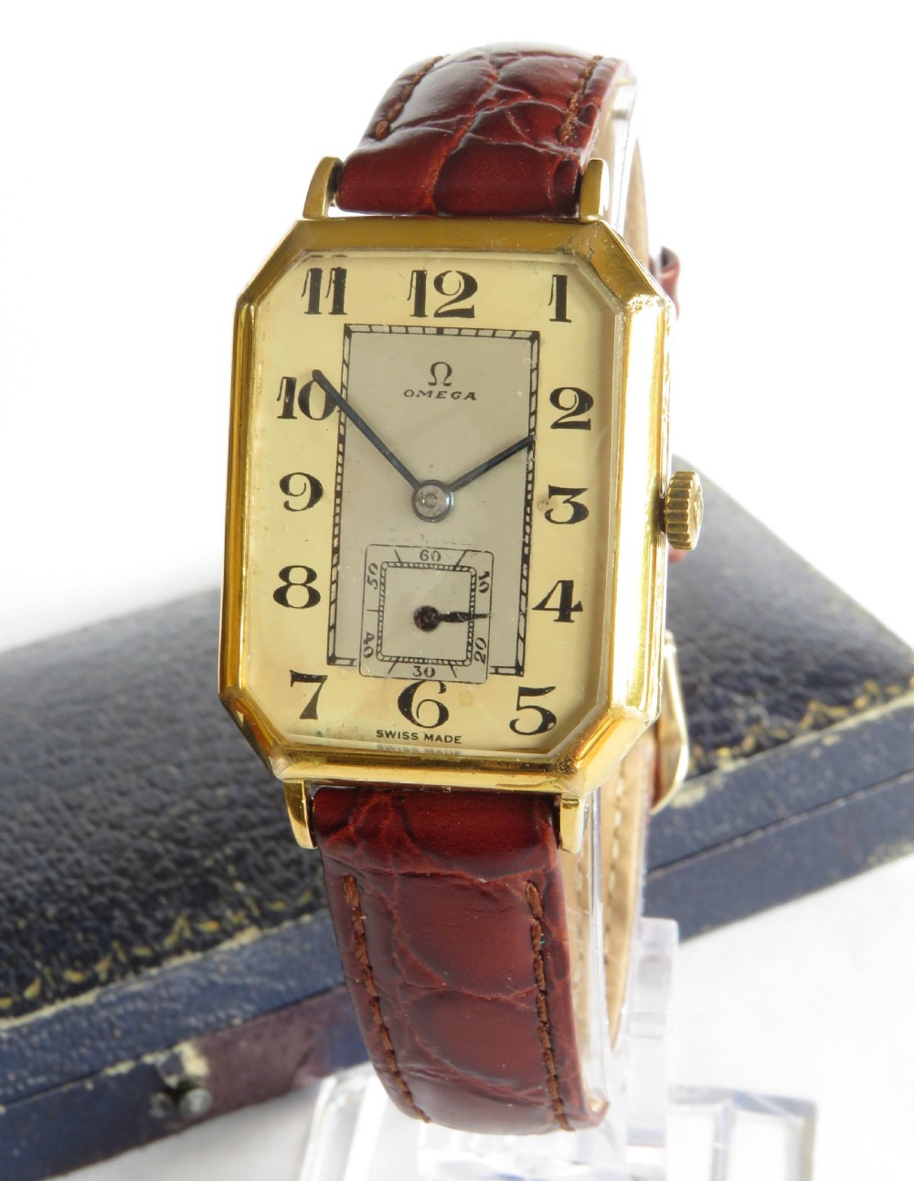 Gents Omega Art Deco wrist watch, 1939
