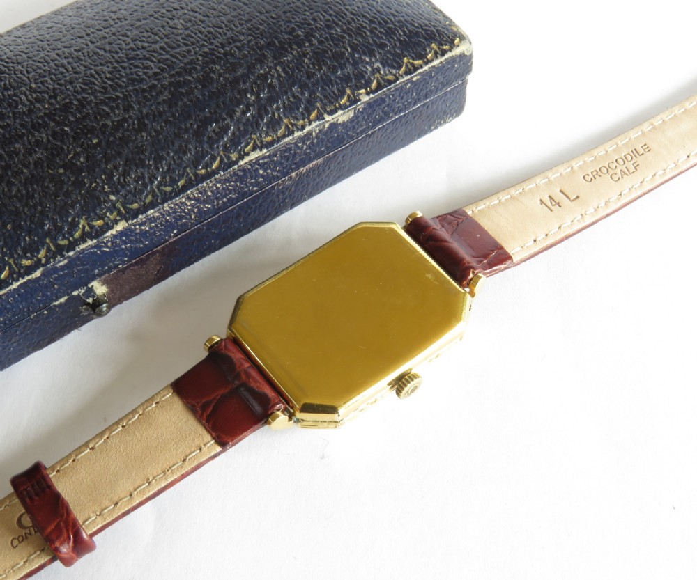 Gents Omega Art Deco wrist watch, 1939 View IV