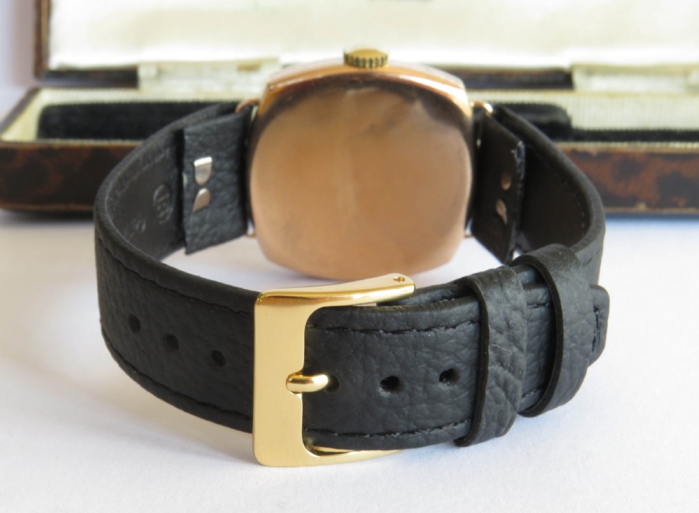 Antique 9ct gold Syren wrist watch, 1927 View IV
