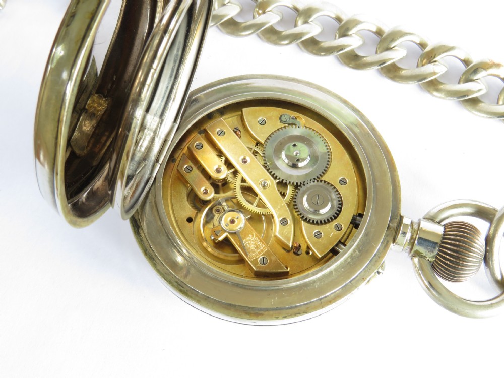 Antique Goliath pocket watch and chain View III