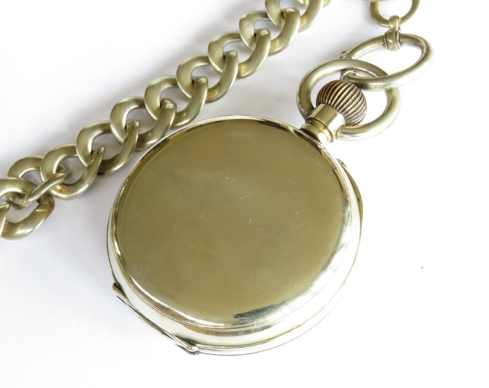 Antique Goliath pocket watch and chain View V