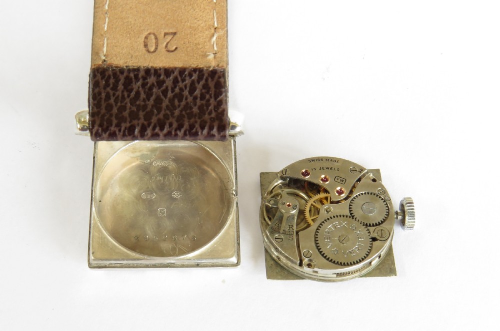 Gents Vertex wristwatch, 1931 View IV