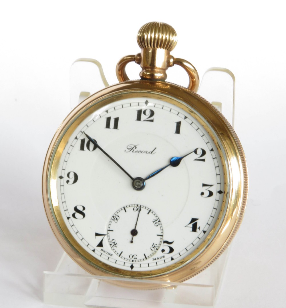 1930s Record pocket watch