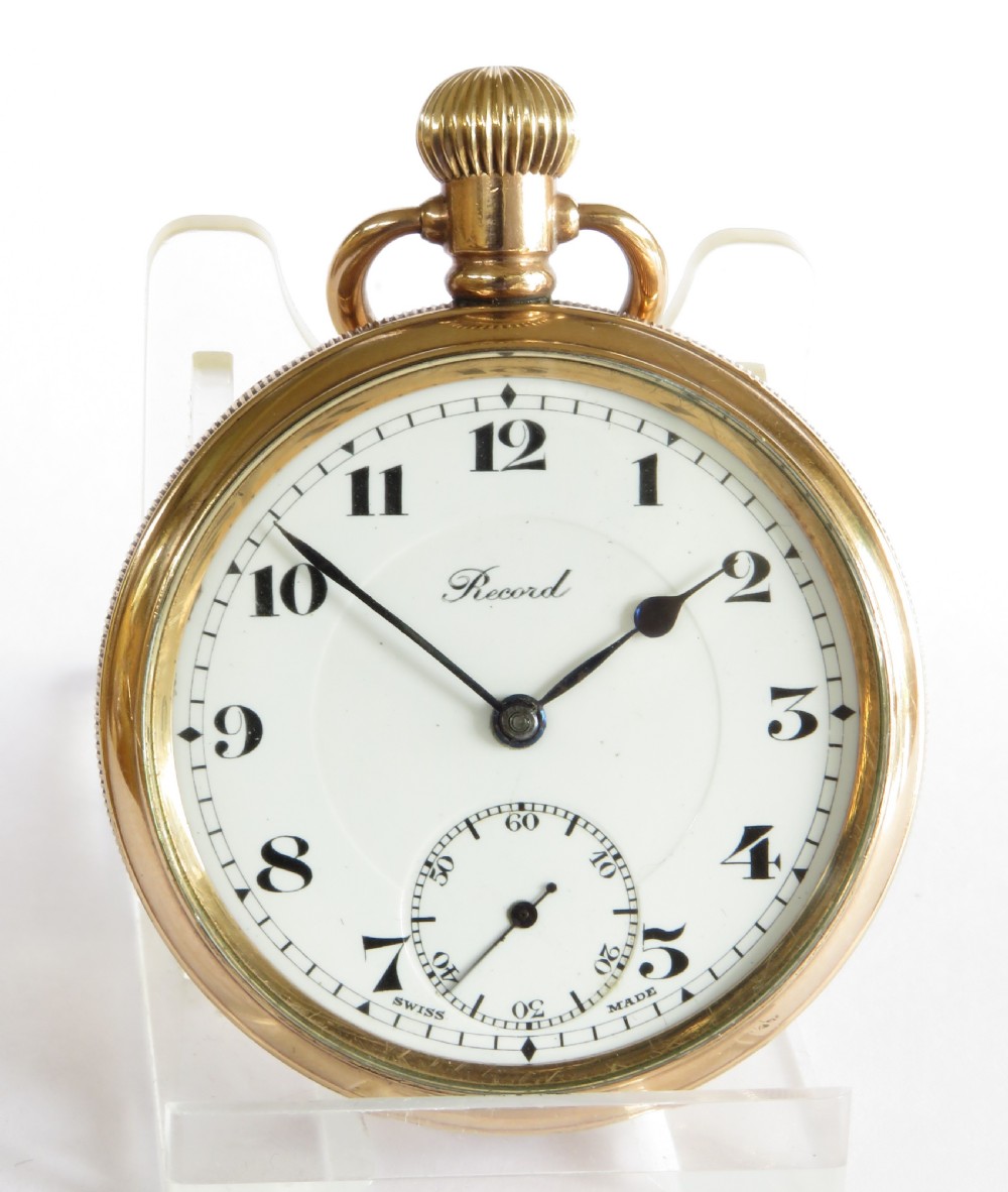 1930s Record pocket watch View II