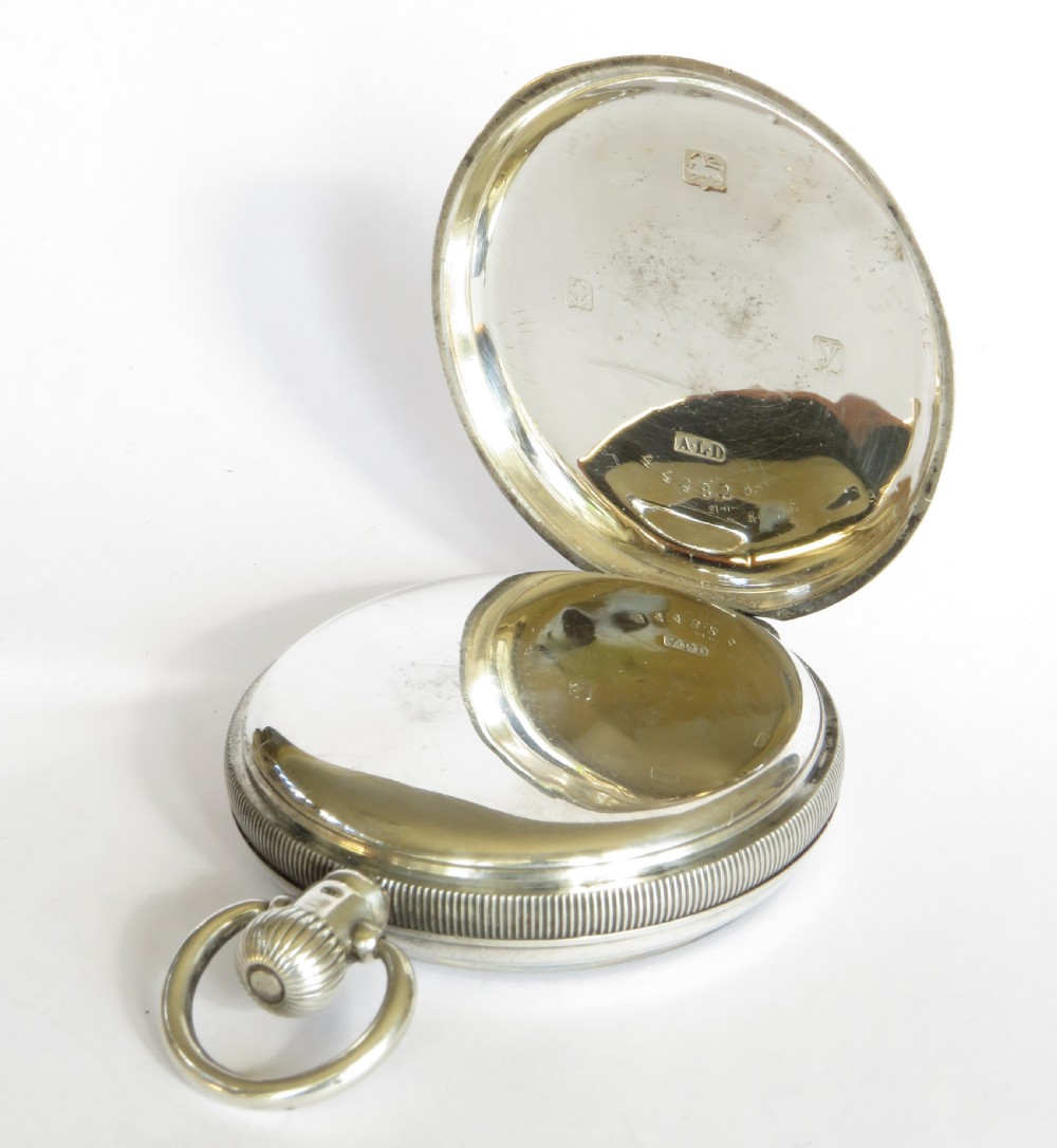 Antique Buren Silver Pocket Watch for James Walker View III