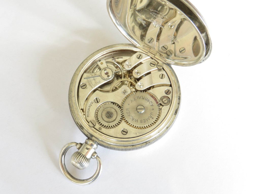 Antique Buren Silver Pocket Watch for James Walker View IV