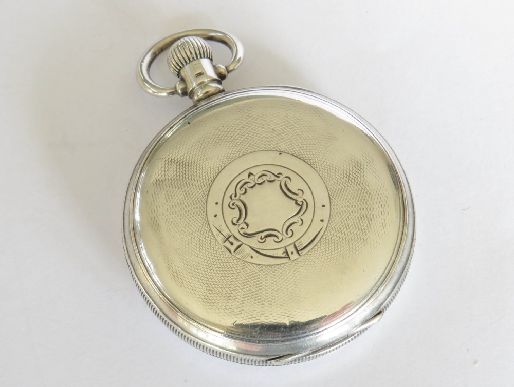 Antique Buren Silver Pocket Watch for James Walker View V
