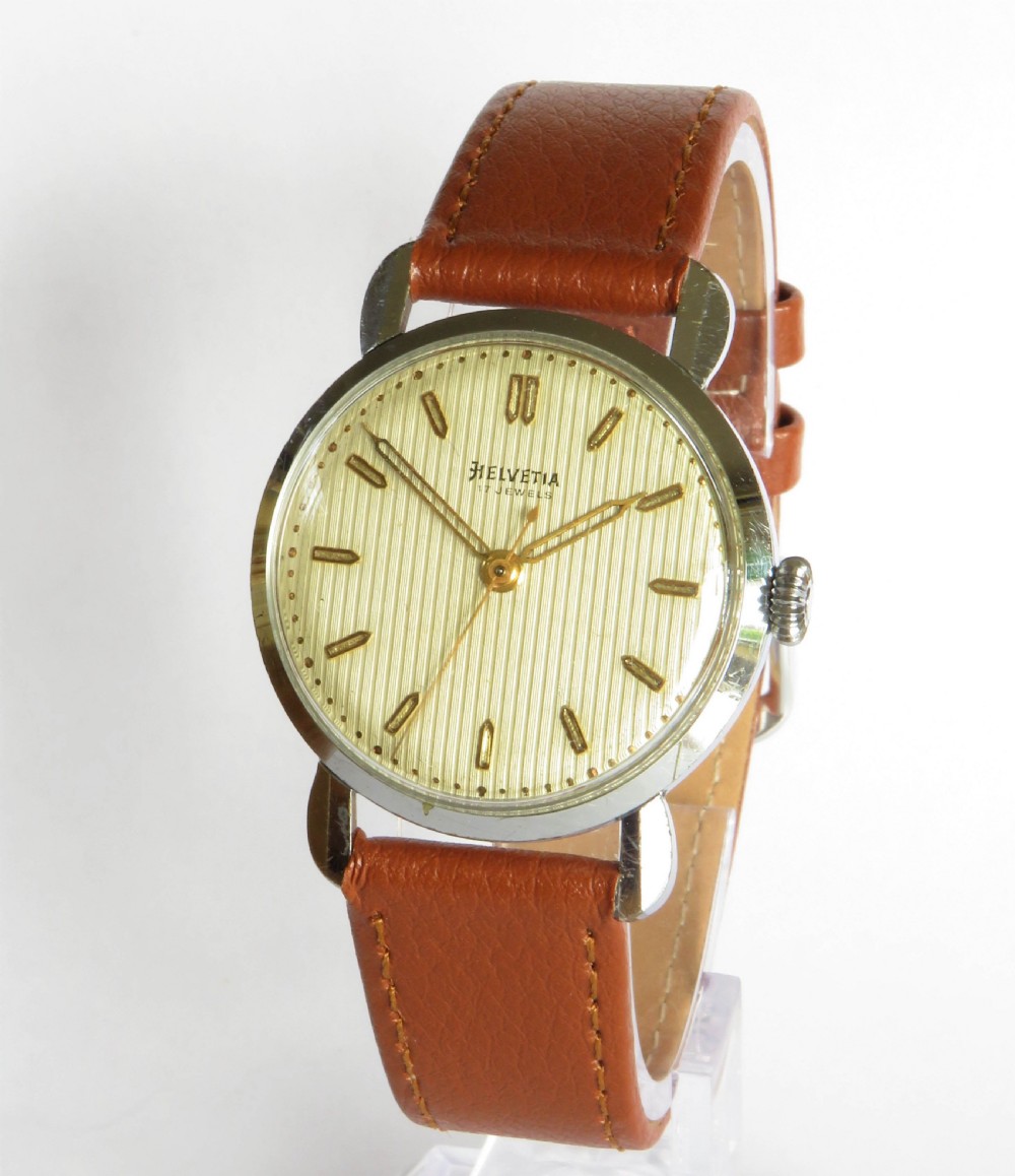 Gents 1950s Helvetia wrist watch