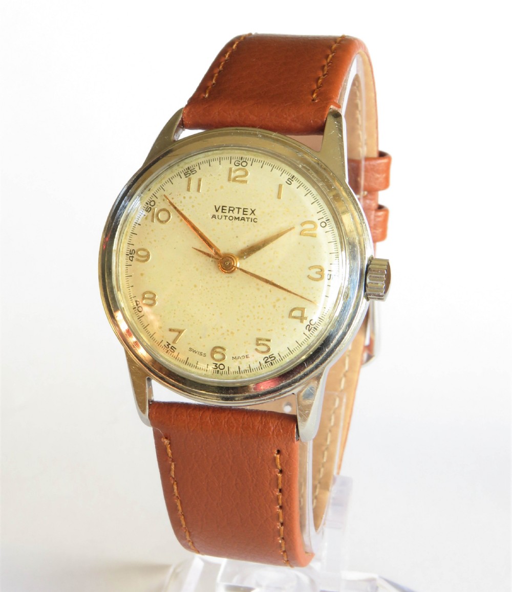 Gents Vertex Revue bumper automatic wrist watch